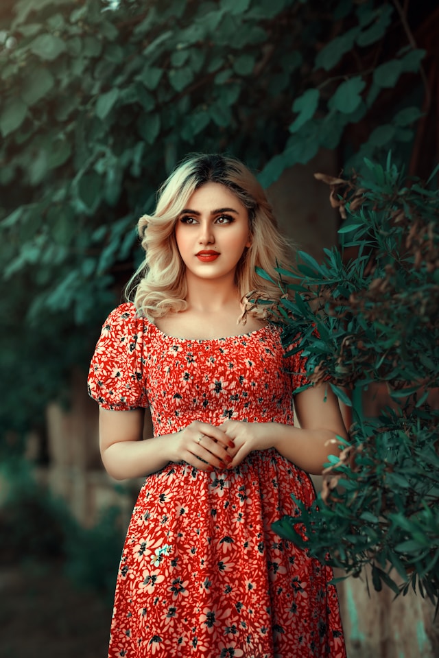 Floral Summer Midi Dress