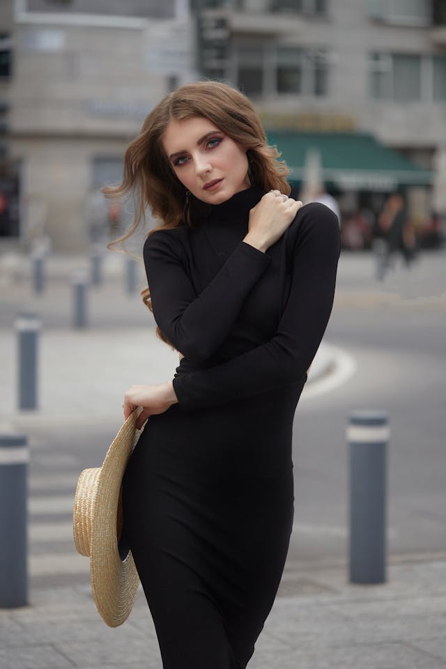 Black Bodycon Party Dress