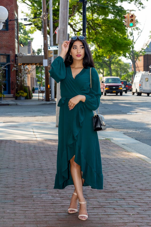 Casual Wrap Dress
